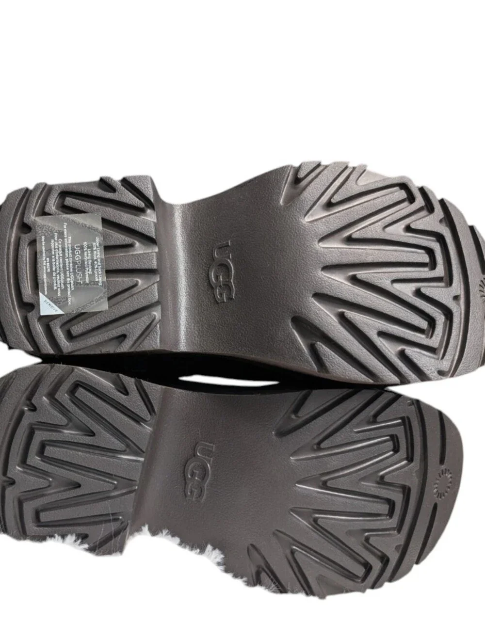 UGG Classic Ultra Mini New Heights Black Boots .. Size 10